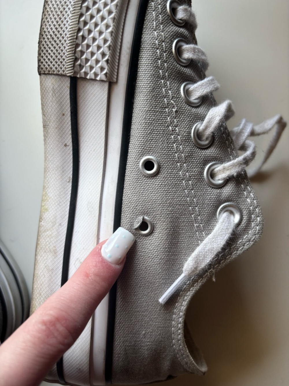 Grey platform converse - Picture 9 of 12
